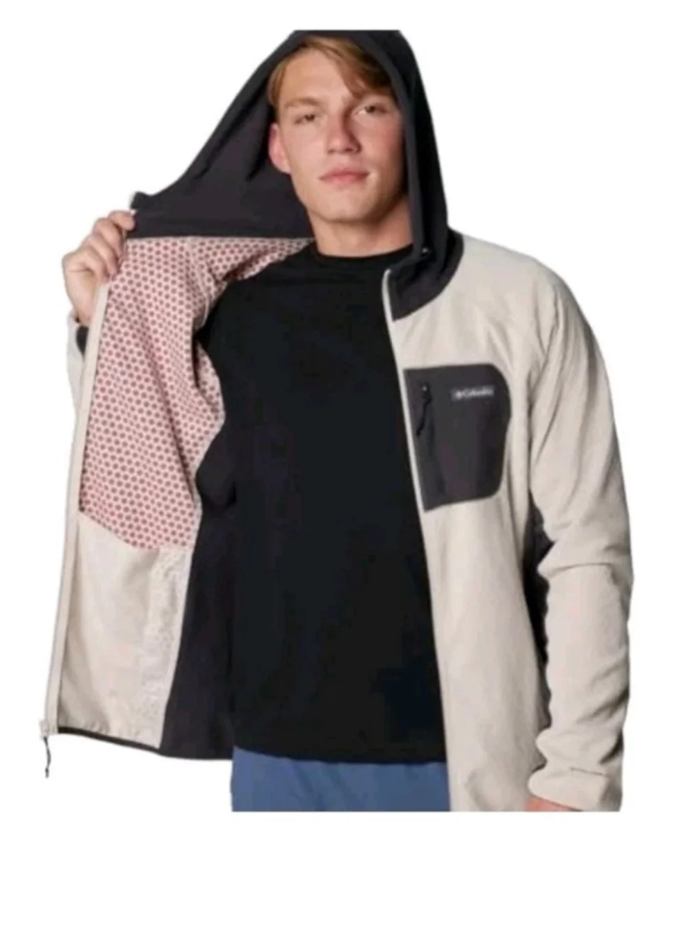 Columbia Outdoor Tracks Hooded Full Zip II Men's Sz L New Retail $85